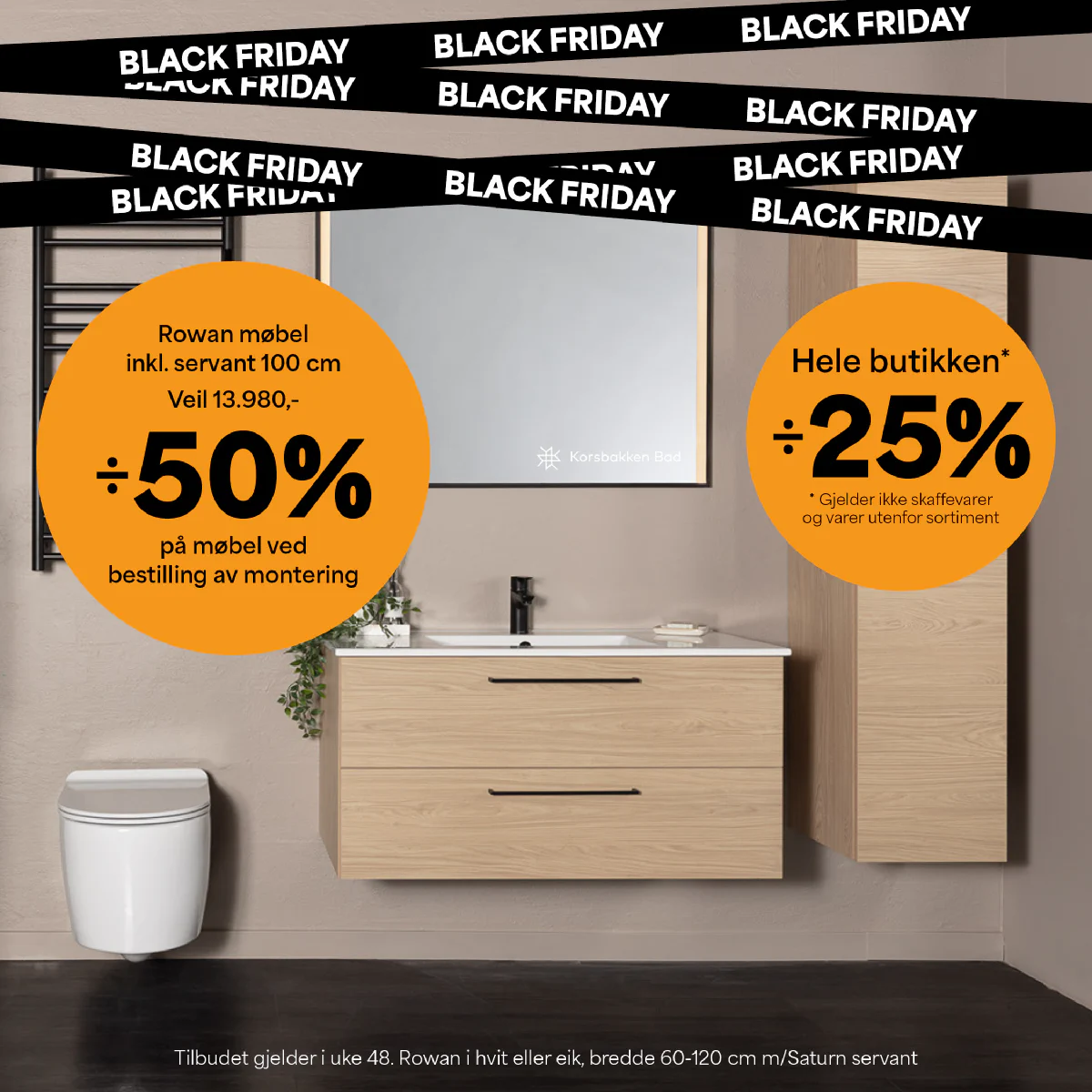 Black Friday hos Larvik Rørhandel