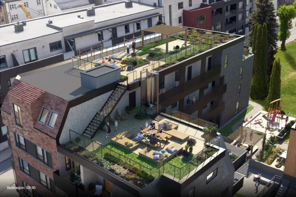 Engene Hage, Drammen